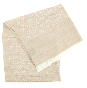 Gucci GG Scarf Wool and Silk