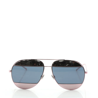 Christian Dior Split Aviator 1 Sunglasses Metal