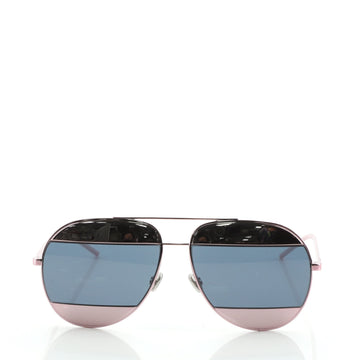 Christian Dior Split Aviator 1 Sunglasses Metal