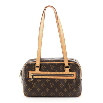 Louis Vuitton Cite Handbag Monogram Canvas MM