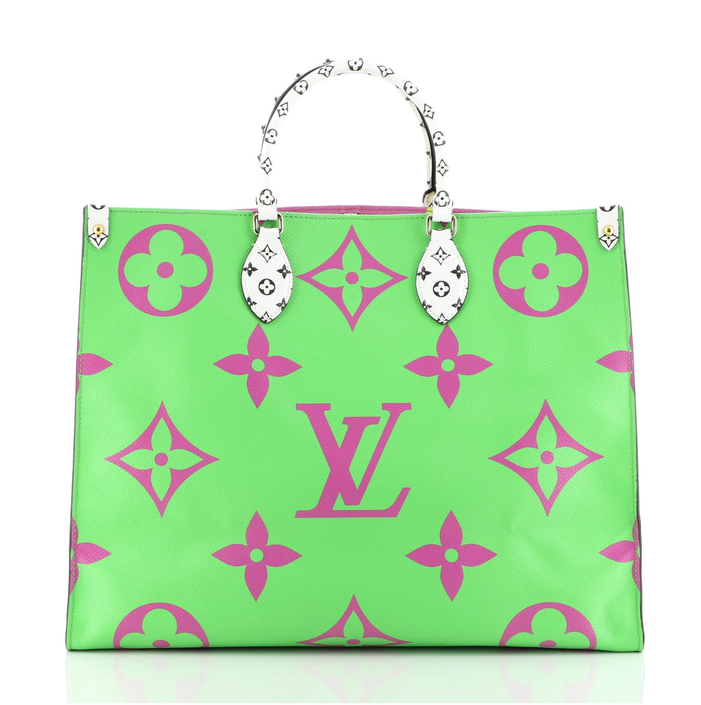 Louis Vuitton OnTheGo Tote Limited Edition Colored Monogram Giant GM Green  61020150