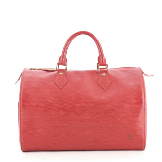 Louis Vuitton Speedy Handbag Epi Leather 35