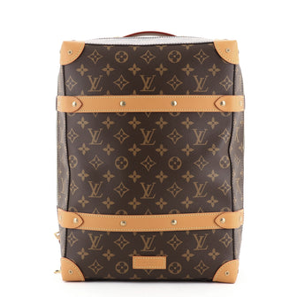 louis vuitton backpack trunk Monogram Soft MM Backpack M44749 LV Auth MixTHINKS Theres a small top handle in addition to adjustable textile shoulder straps. Louis Vuitton Monogram Soft Trunk