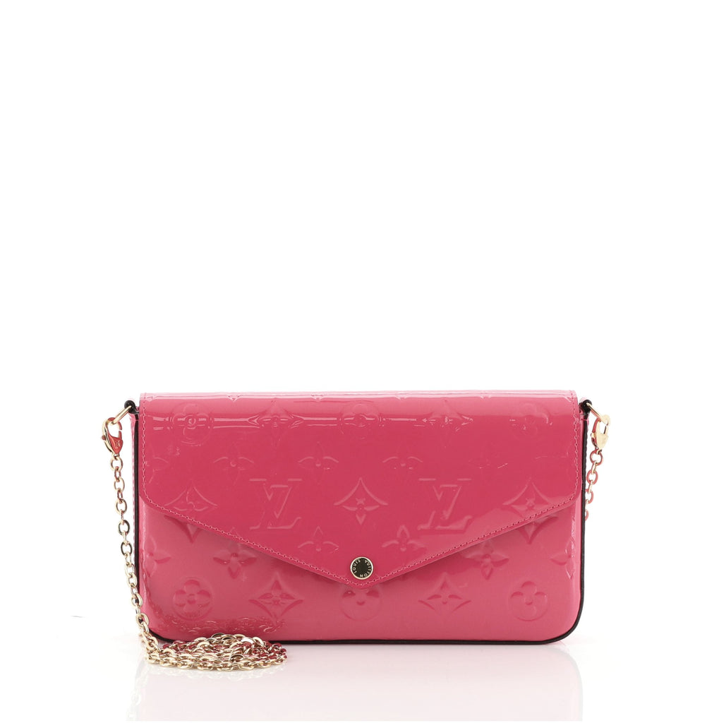 Louis Vuitton LV pink leather Felicie pochette ref.683719 - Joli Closet