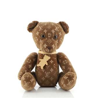 Louis Vuitton Dou Dou Teddy Bear Limited Edition Monogram Velour