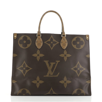 Louis Vuitton OnTheGo Tote Limited Edition Reverse Monogram Giant GM