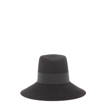 Saint Laurent Nina Fedora Hat Wool