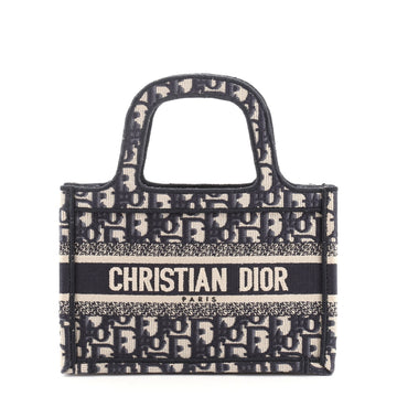 Christian Dior Book Tote Oblique Canvas Mini