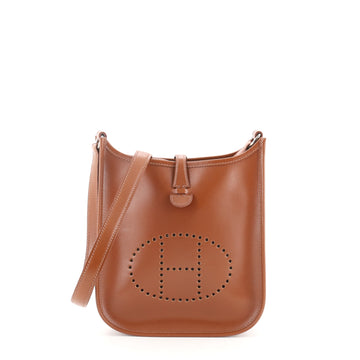 Hermes Long Strap Evelyne Bag Box Calf TPM