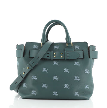 Burberry Belt Tote Printed Leather Medium