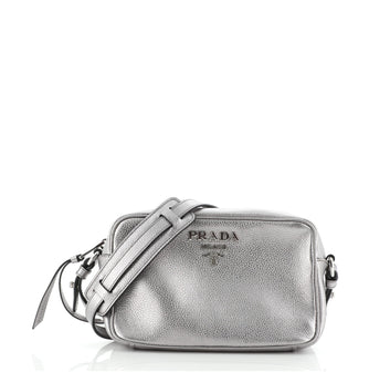 Prada Double Zip Camera Bag Vitello Daino