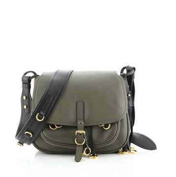 Prada Corsaire Messenger Bag Calfskin and Saffiano Leather