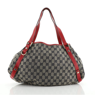 Gucci Abbey Shoulder Bag GG Canvas Medium