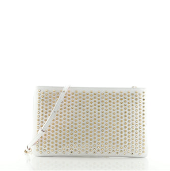 Christian Louboutin Loubiclutch Spiked Leather