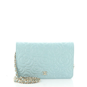 Chanel Wallet on Chain Camellia Caviar
