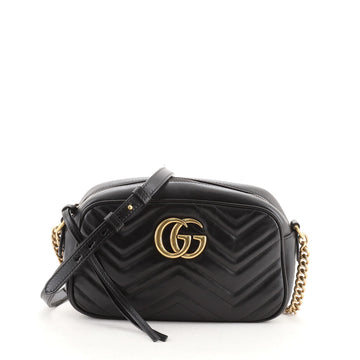 Gucci GG Marmont Shoulder Bag Matelasse Leather Small