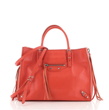 Balenciaga Papier A6 Zip Around Classic Studs Bag Leather