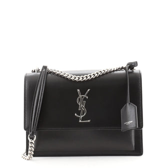 Saint Laurent Sunset Crossbody Bag Leather Medium