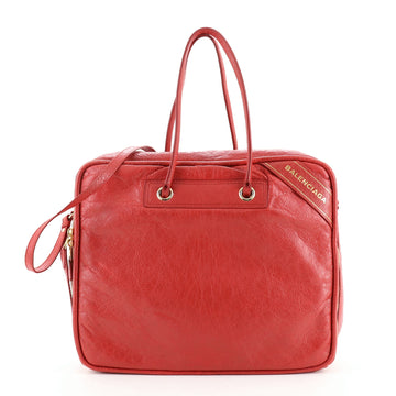 Balenciaga Blanket Square Bag Leather Large