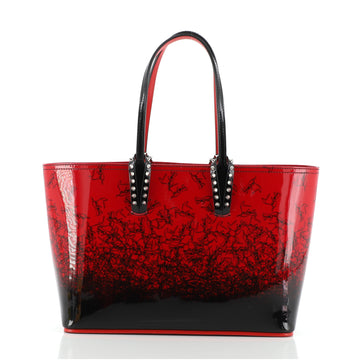 Christian Louboutin Cabata East West Tote Printed Patent Small
