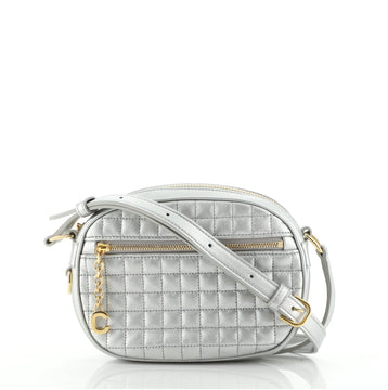 Celine C Charm Camera Bag Quilted Leather Small
