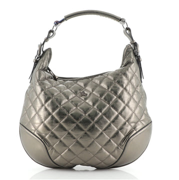 Burberry Hoxton Hobo Quilted Leather