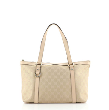 Gucci Abbey Zip Tote GG Canvas Medium