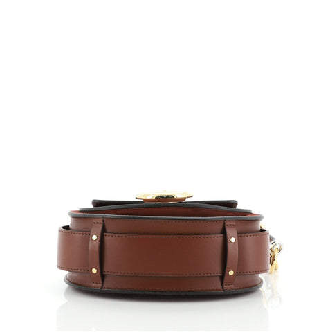 Chloe Tess Bag Leather Small Brown 61020483