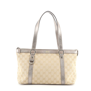 Gucci Abbey Zip Tote GG Canvas Medium