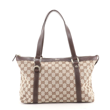 Gucci Abbey Zip Tote GG Canvas Medium