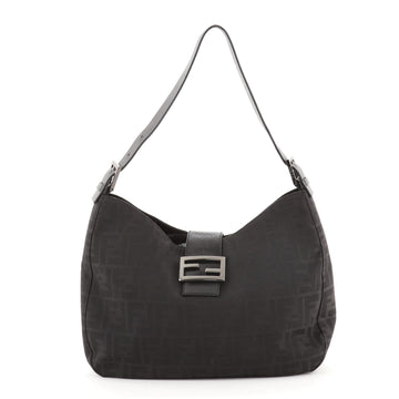 Fendi Vintage Shoulder Bag Zucca Canvas Medium