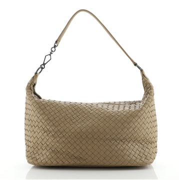 Bottega Veneta Zip Hobo Intrecciato Nappa Medium