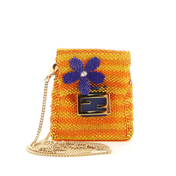 Fendi Pico Baguette Charm Beaded