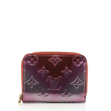 Louis Vuitton Zippy Coin Purse Limited Edition Valentine Metallic Monogram Vernis