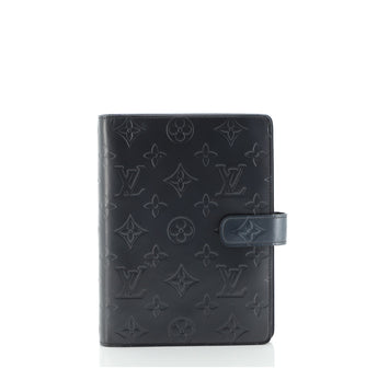 Louis Vuitton Mat Ring Agenda Cover Monogram Vernis MM