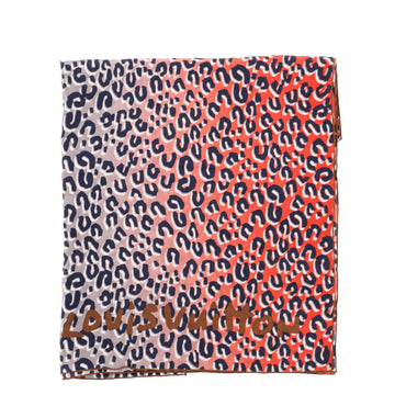 Louis Vuitton Stephen Sprouse Leopard Scarf Printed Silk