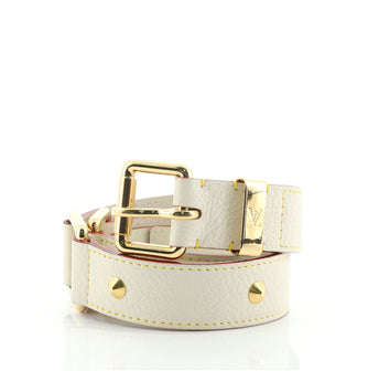 Louis Vuitton Suhali Belt Leather Medium