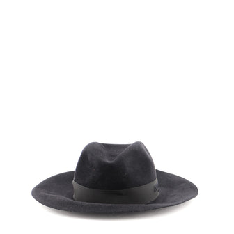 Christian Dior Logo Fedora Hat Felt