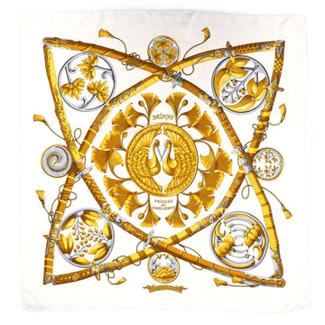 Hermes Daimyo Princes du Soleil Levant Scarf Printed Silk 90