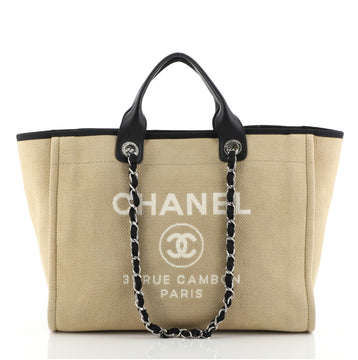 Chanel Deauville Tote Canvas Large