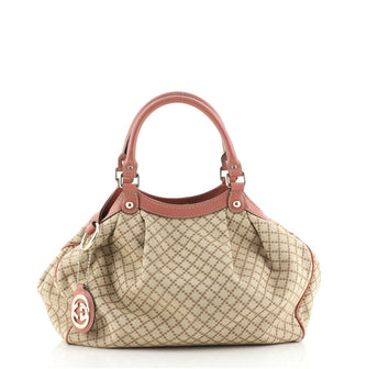 Gucci Sukey Tote Diamante Canvas Medium