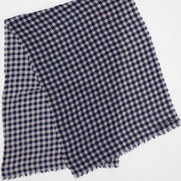 Louis Vuitton Checkered Stole Printed Cotton