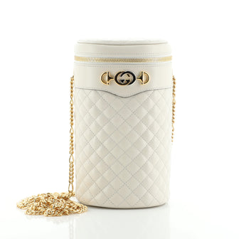 Gucci Zumi Cylindrical Belt Bag Quilted Leather