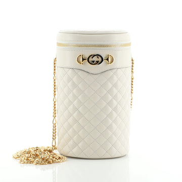 Gucci Zumi Cylindrical Belt Bag Quilted Leather