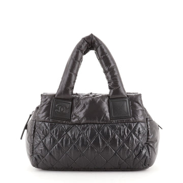 Chanel Coco Cocoon Bowling Bag Quilted Nylon Small