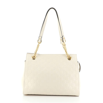 Gucci Soft Signature Shoulder Bag Guccissima Leather Medium