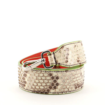 Fendi Strap You Shoulder Strap Python and Leather