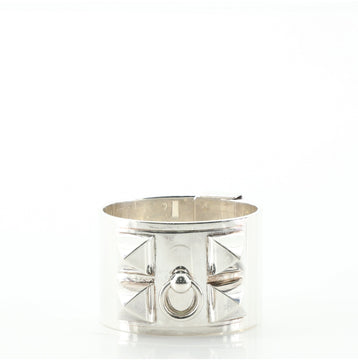 Hermes Collier de Chien Bracelet Sterling Silver GM