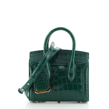 Alexander McQueen Heroine Convertible Tote Crocodile 21
