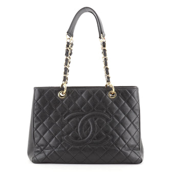 Chanel Grand Shopping Tote Quilted Caviar